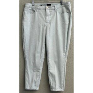 Talbots Jeans Women’s Jegging Crop High Waist Slimming Stretch Pants 14W Blue